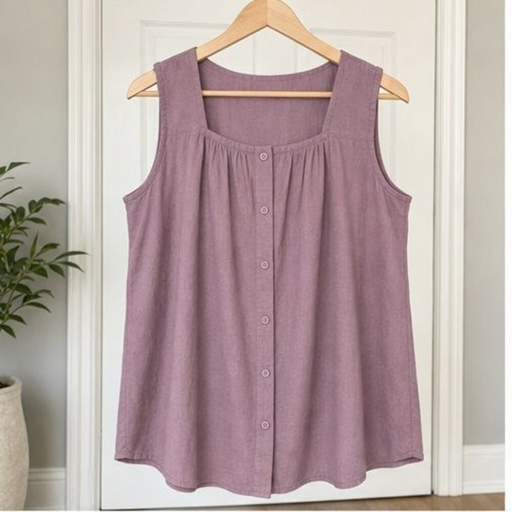 Mauve Peplum Top